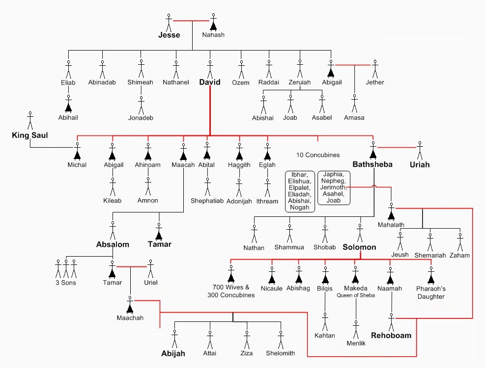 10 Davids Family Tree The Scripture Says