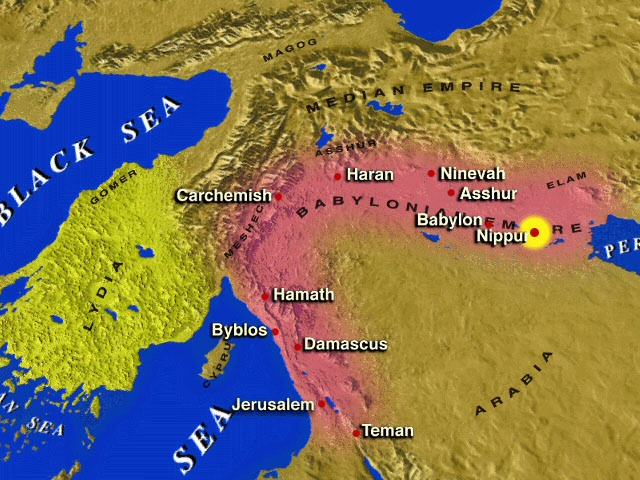 Ezekiel Israel Map