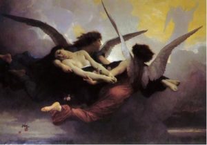 Soul carried to Heaven by William Bouguereau